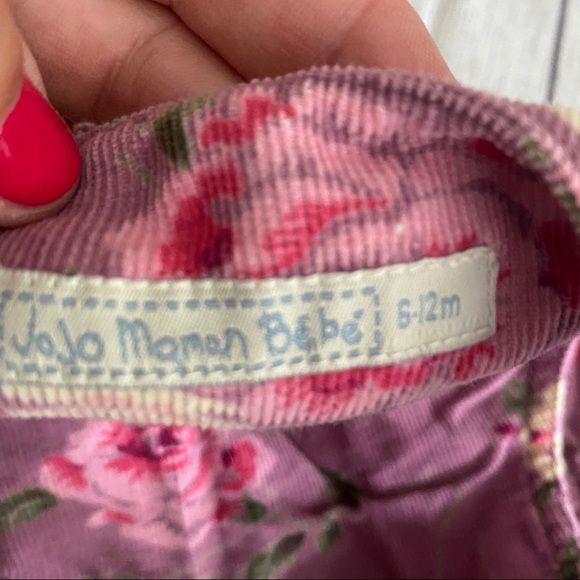 Jojo Maman Bebe floral corduroy overalls - Picture 5 of 5